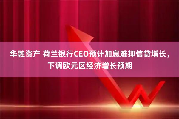 华融资产 荷兰银行CEO预计加息难抑信贷增长，下调欧元区经济增长预期